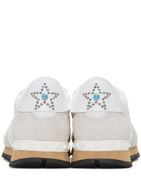 Baskets basses en toile blanches Valentino