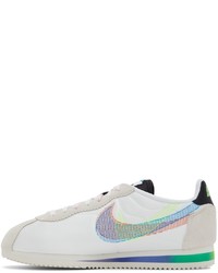 Baskets basses en toile blanches Nike