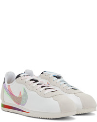 Baskets basses en toile blanches Nike