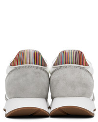 Baskets basses en toile blanches Paul Smith