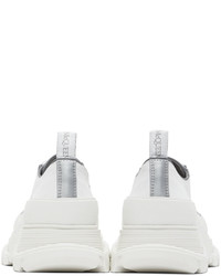 Baskets basses en toile blanches Alexander McQueen