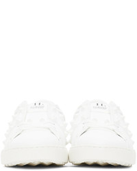 Baskets basses en toile blanches Valentino Garavani