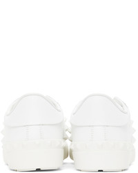 Baskets basses en toile blanches Valentino Garavani