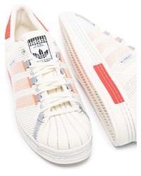 Baskets basses en toile blanches adidas by Craig Green
