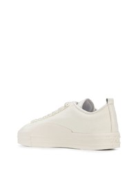 Baskets basses en toile blanches Y-3