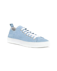 Baskets basses en toile bleu clair DSQUARED2