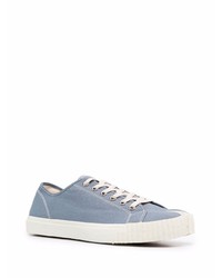 Baskets basses en toile bleu clair Maison Margiela