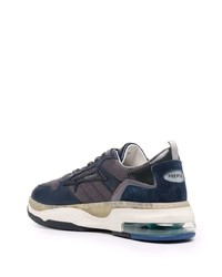 Baskets basses en toile bleu marine Premiata