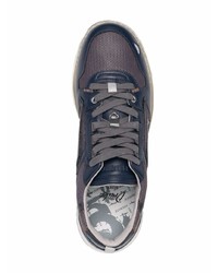 Baskets basses en toile bleu marine Premiata