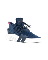 Baskets basses en toile bleu marine adidas