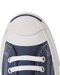 Baskets basses en toile bleu marine Converse