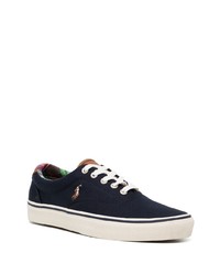 Baskets basses en toile bleu marine Polo Ralph Lauren