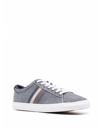 Baskets basses en toile bleu marine Tommy Hilfiger