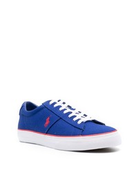 Baskets basses en toile bleu marine Polo Ralph Lauren