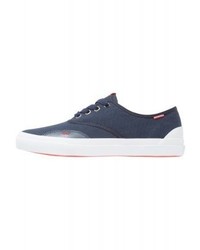 Baskets basses en toile bleu marine Superdry