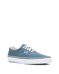 Baskets basses en toile bleues Vans