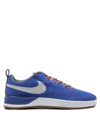 Baskets basses en toile bleues Nike