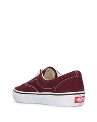 Baskets basses en toile bordeaux Vans