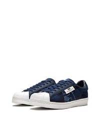 Baskets basses en toile camouflage bleu marine A Bathing Ape