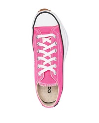 Baskets basses en toile fuchsia Converse