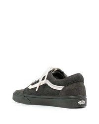 Baskets basses en toile gris foncé Vans