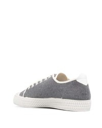 Baskets basses en toile grises Car Shoe