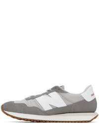 Baskets basses en toile grises New Balance