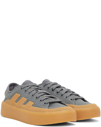 Baskets basses en toile grises adidas Originals