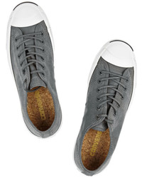 Baskets basses en toile grises Converse