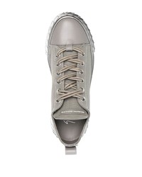 Baskets basses en toile grises Giuseppe Zanotti