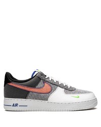 Baskets basses en toile grises Nike