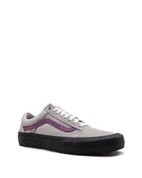 Baskets basses en toile grises Vans