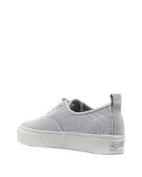 Baskets basses en toile grises Vans