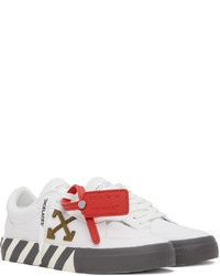 Baskets basses en toile grises Off-White