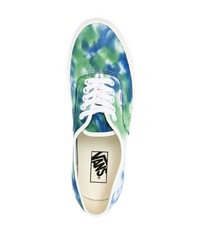 Baskets basses en toile imprimé tie-dye multicolores Vans