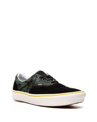 Baskets basses en toile imprimé tie-dye noires Vans