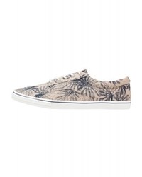 Baskets basses en toile imprimées grises Jack & Jones