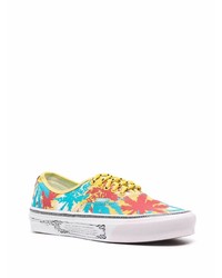 Baskets basses en toile imprimées multicolores Vans