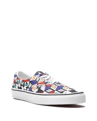 Baskets basses en toile imprimées multicolores Vans