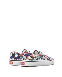 Baskets basses en toile imprimées multicolores Vans