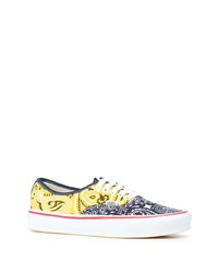 Baskets basses en toile imprimées multicolores Vans