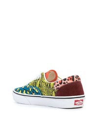 Baskets basses en toile imprimées multicolores Vans