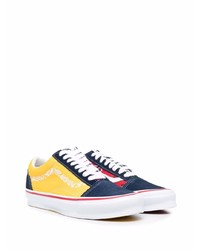 Baskets basses en toile jaunes Vans