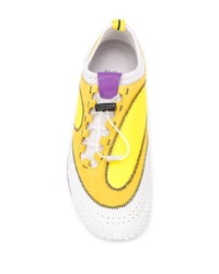 Baskets basses en toile jaunes Palm Angels