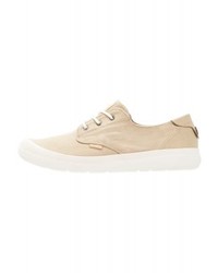 Baskets basses en toile marron clair Palladium