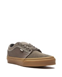 Baskets basses en toile marron Vans