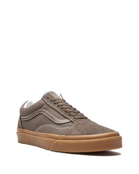 Baskets basses en toile marron Vans