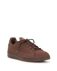 Baskets basses en toile marron Adidas By Pharrell Williams