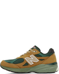 Baskets basses en toile marron New Balance