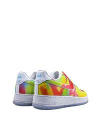 Baskets basses en toile multicolores Nike